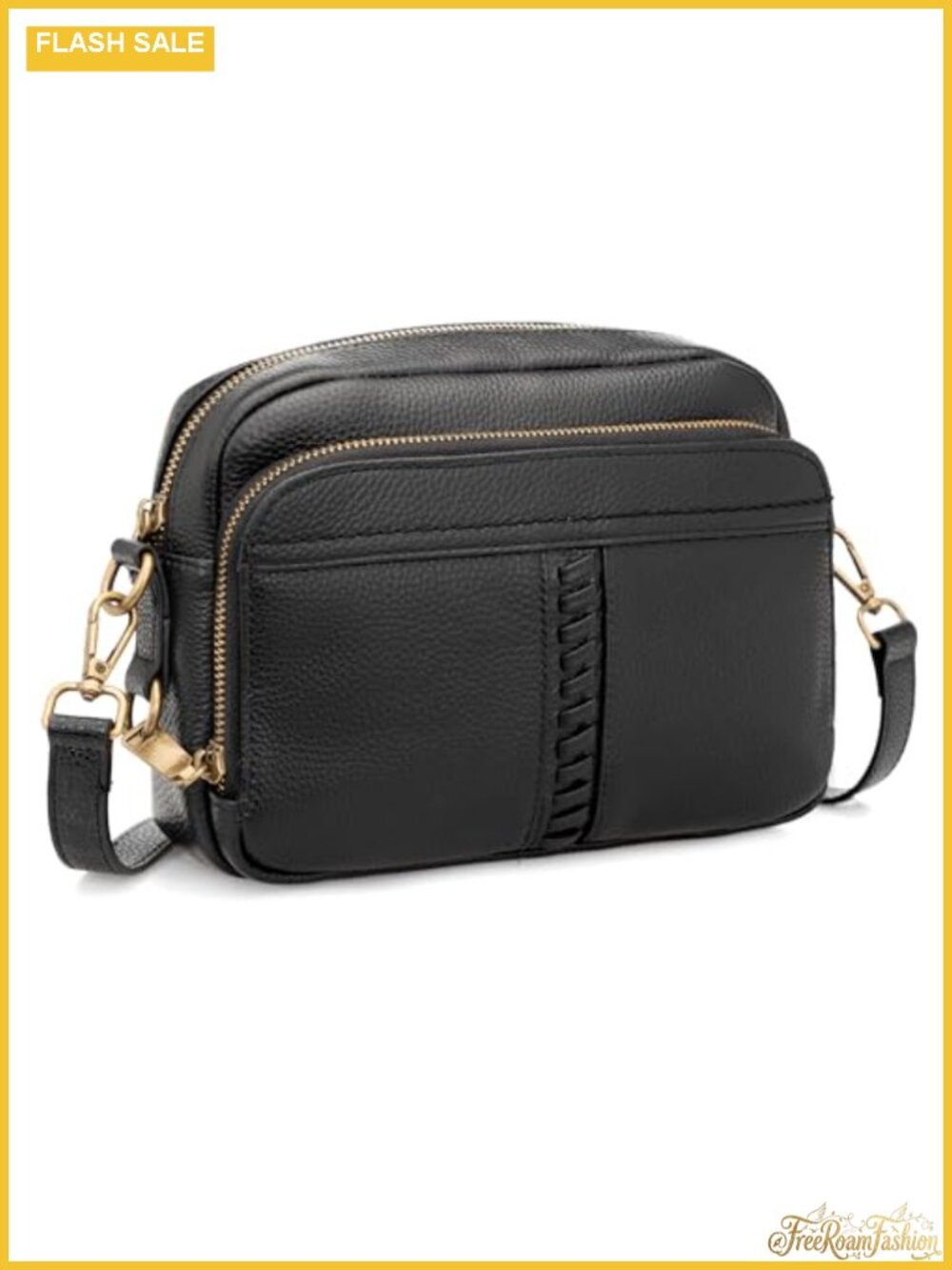 Genuine Leather Crossbody Bag Anti Theft RFID Wallet Adjustable Strap